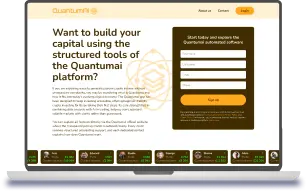 New account setup through Quantumai registration form